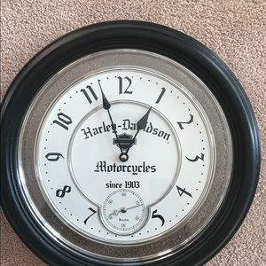 Harley Davidson Clock